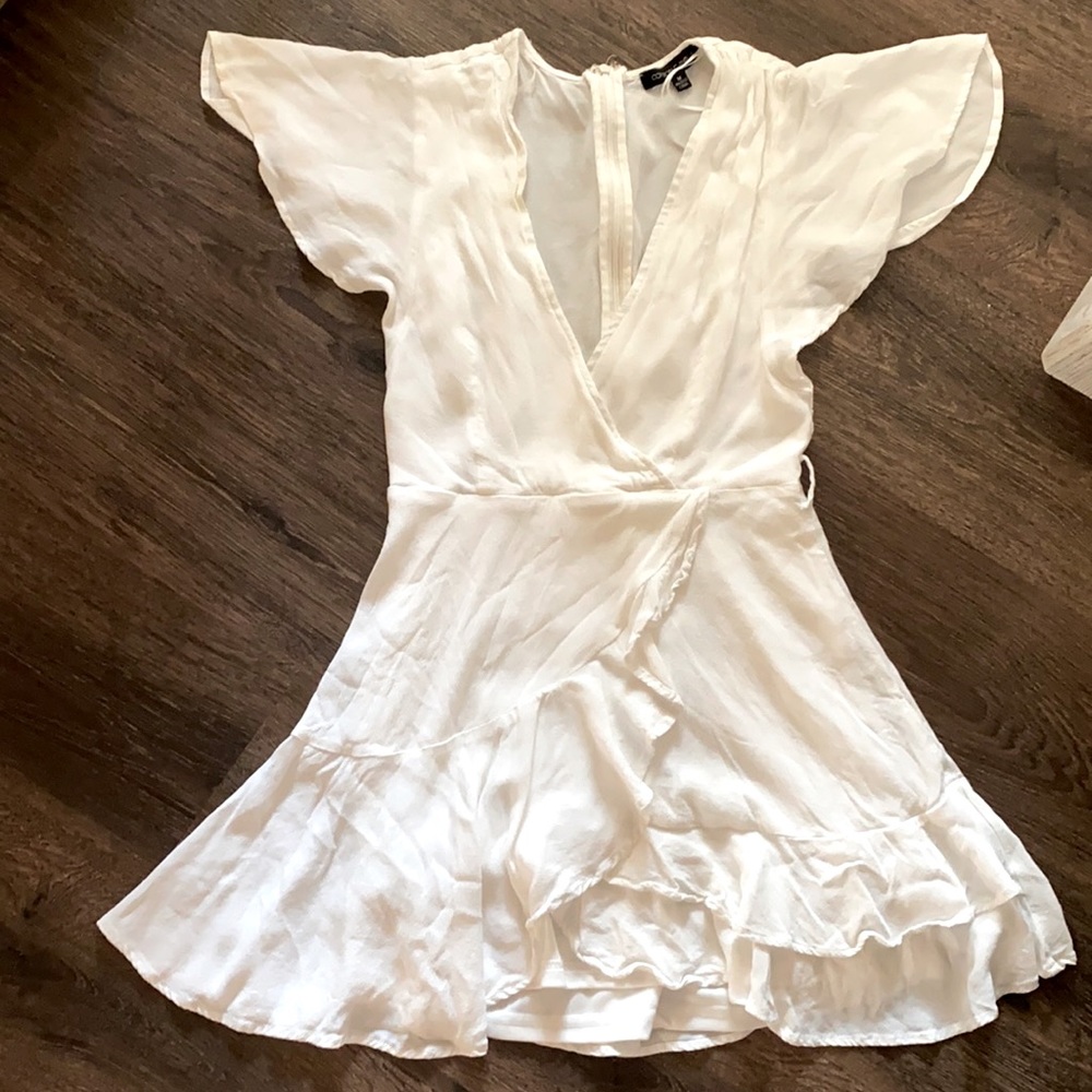 White, Cotton Candy LA Mini Dress. Size M